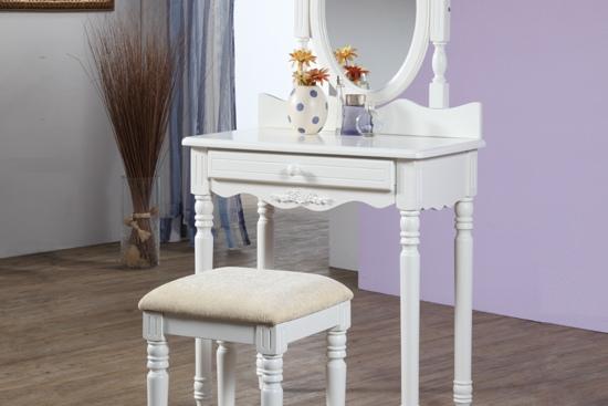 루시아 원목도장 일반형 화장대 세트