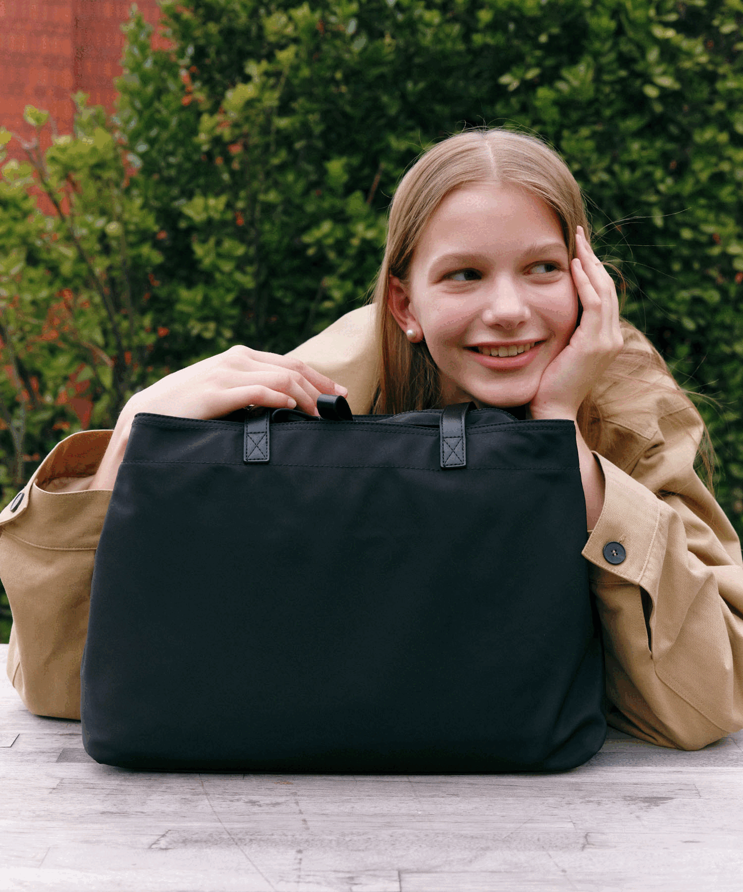 질바이질스튜어트 [머치] 나일론 숄더백