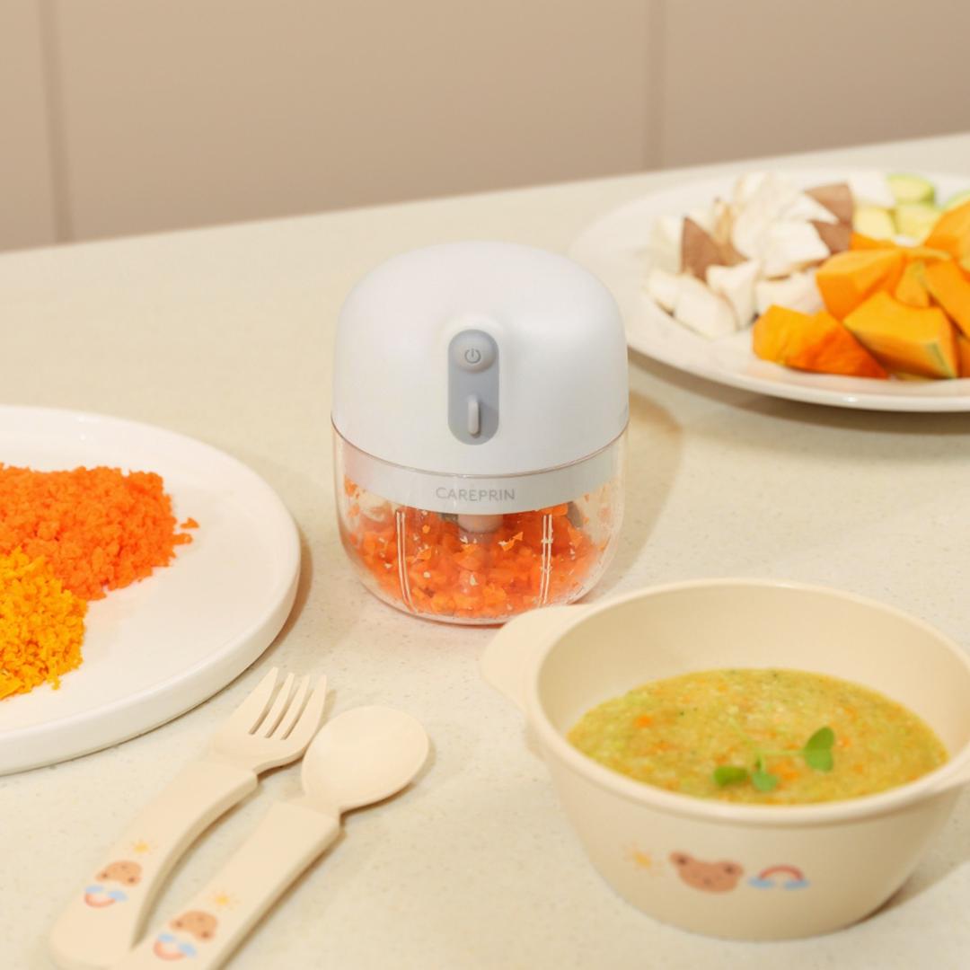 케어프린 무선 미니 다지기 마늘 채소 이유식 야채다지기 초퍼 쵸퍼