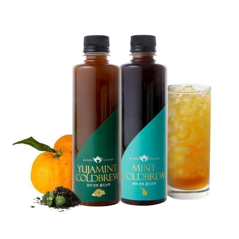 티바인 유자 민트 원액 티 액상 차 400ml