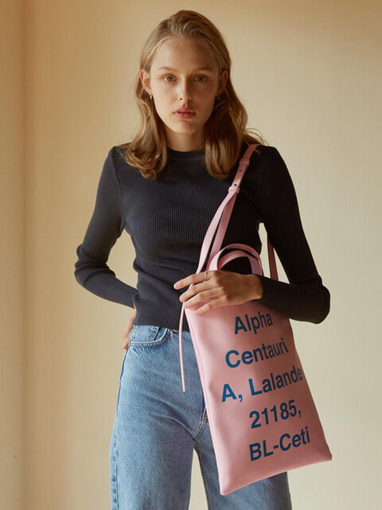 [OUT-OF-OFFICE] Sheldon (Creamy Rose) Leather Bag