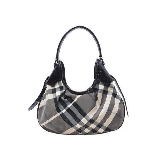 버버리 3567375 체크 토트백