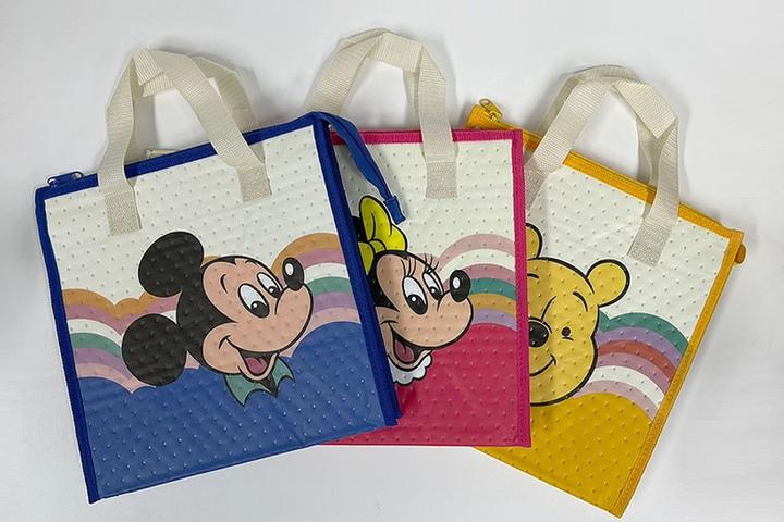 디즈니 레트로 캐릭터 미키마우스 보온보냉 런치백 3Type