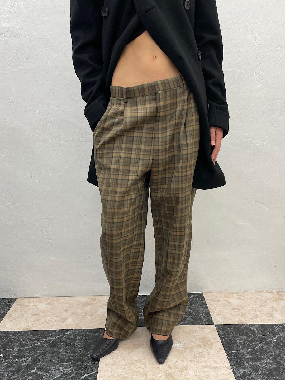 Toich checkered trousers