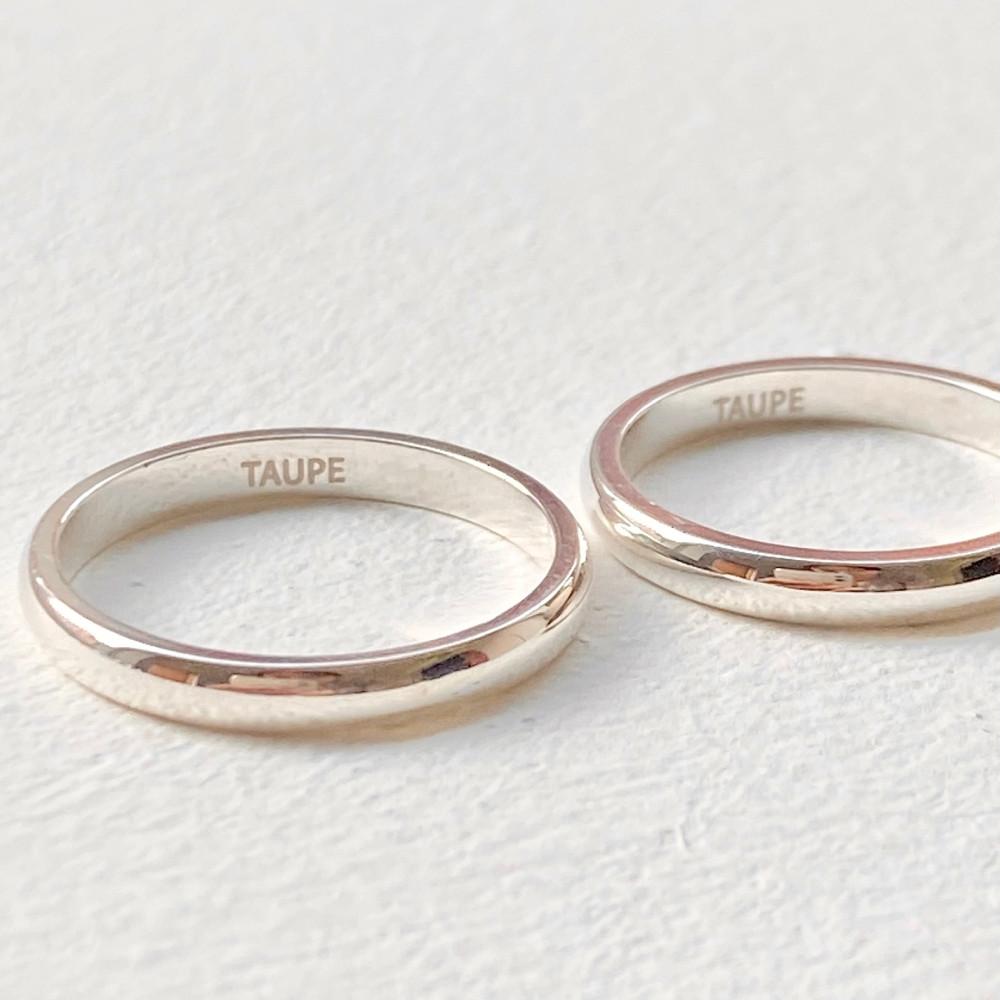 토프 실버 링반지 (M) - 925 실버 엥게이지 데일리 우정 가락지 은 반지