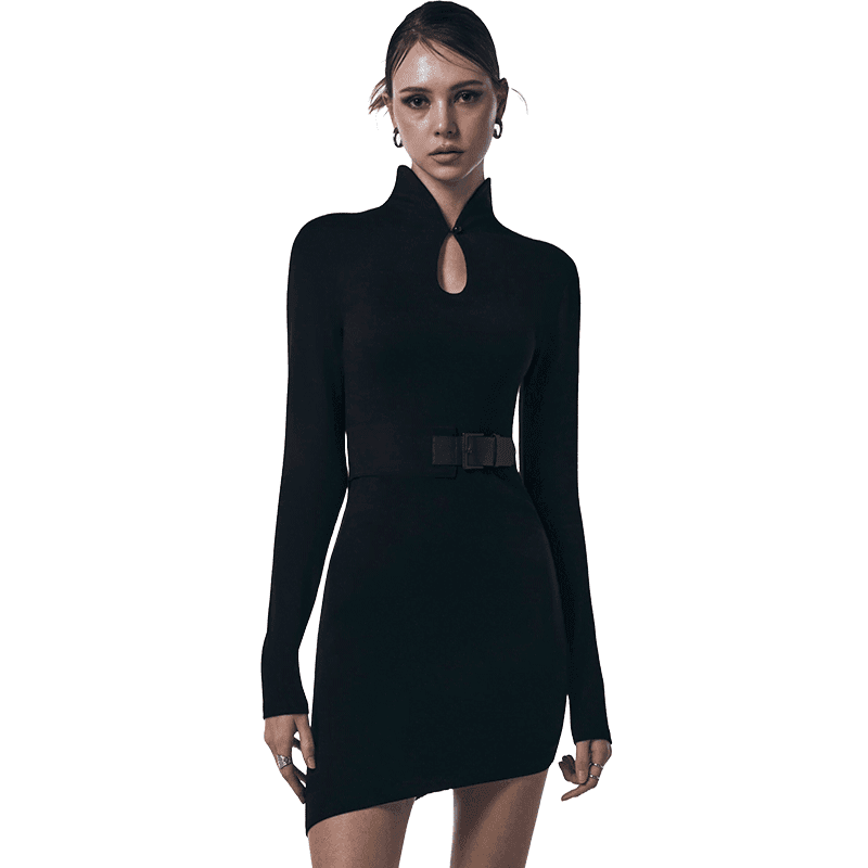 [AFEWMINUTES] Belt corset mini dress / 벨트 코르셋 미니드레스