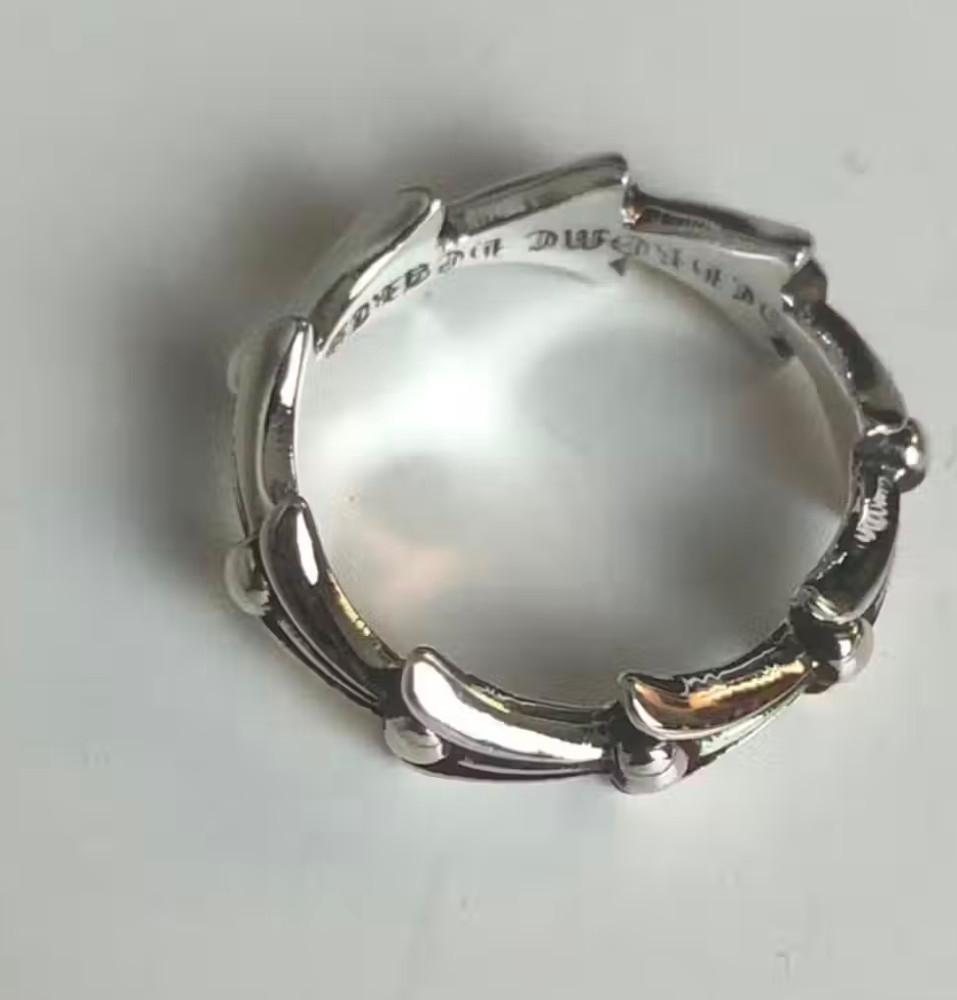 크롬하츠 반지 실버 링 Chrome Hearts Cross Tail Ring / Size 8
