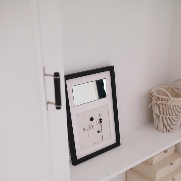 Untitled Frame Mirror Black