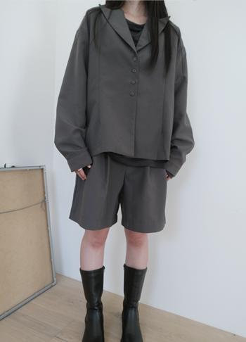 mono round jacket (3c)