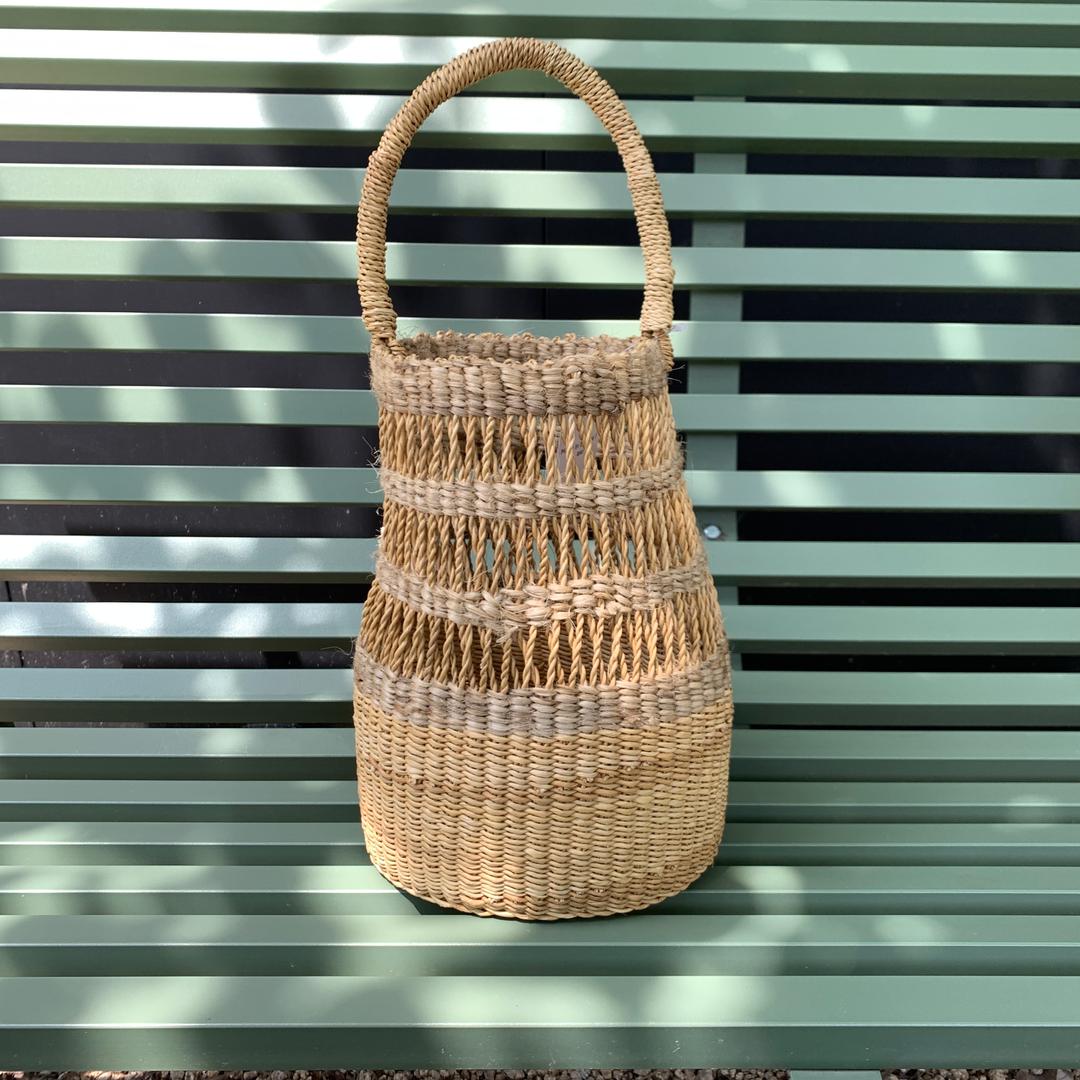 AFRICAN SQUARE - Bolga Openweave Basket