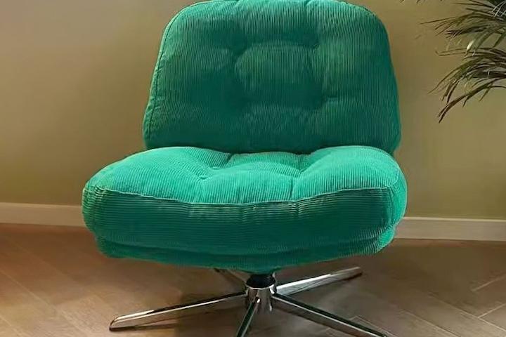 코듀로이 소파 회전체어 미드센츄리모던 인테리어의자 4 colors