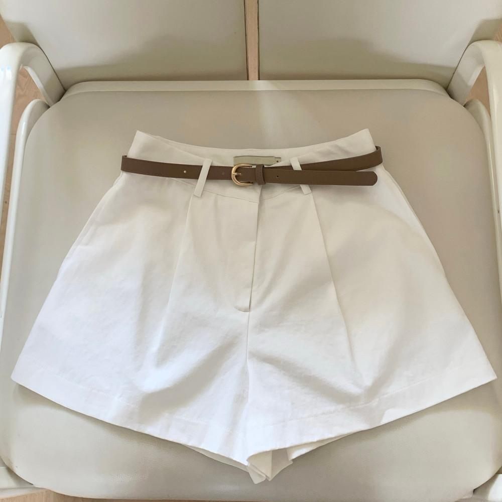 핀턱숏팬츠 벨트반바지 (3color)