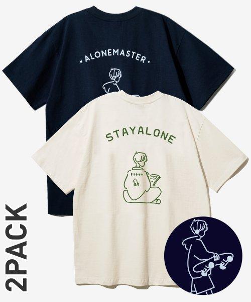 [패키지] 스테이 얼론 + 보드마스터 그래픽 티셔츠 2PACK ( JDST1315+JDST1358)