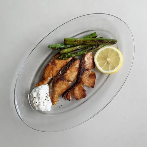 글라스 타원 플레이트 2 size