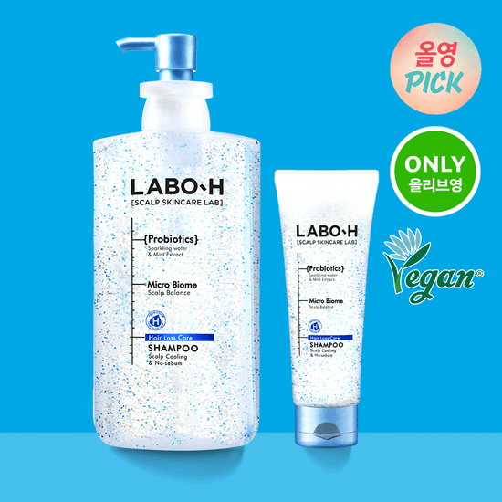 라보에이치 두피쿨링&노세범샴푸 탈모증상완화 750ml+100ml 한정기획 / 단품