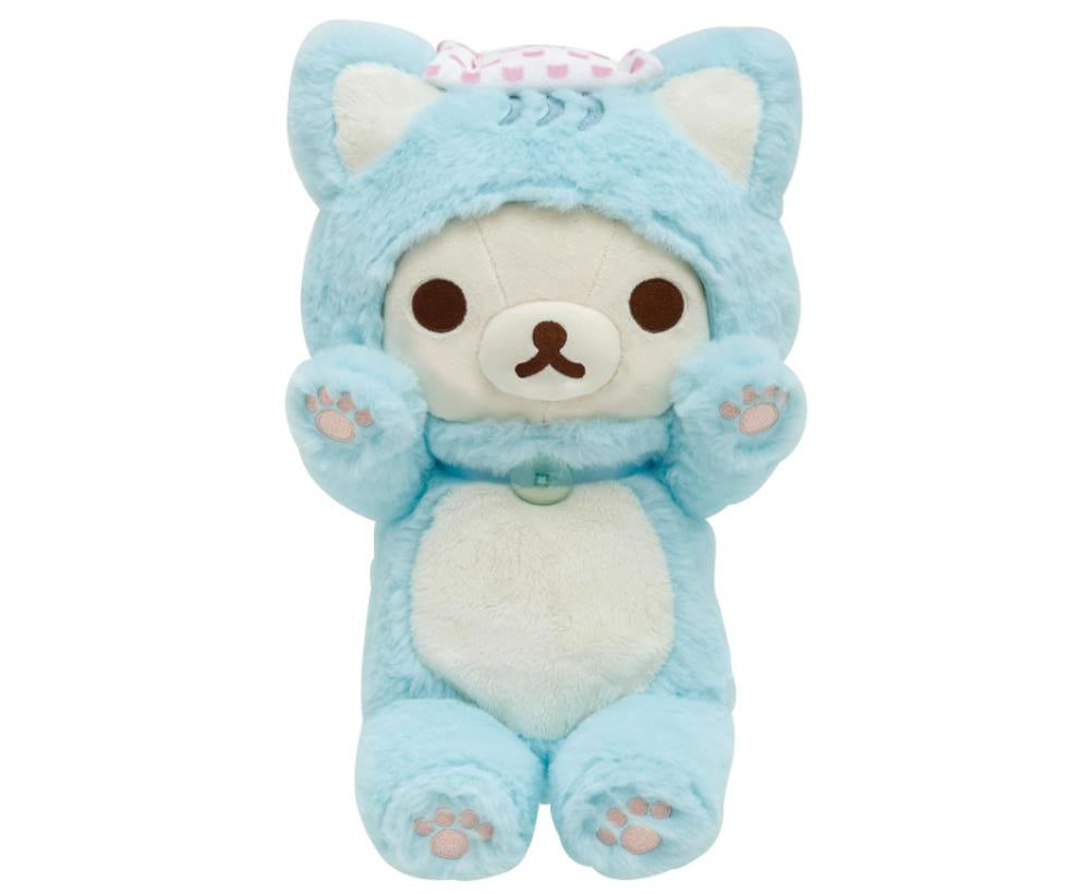 산엑스 리락쿠마 네코네코후로 봉제인형 코리락쿠마