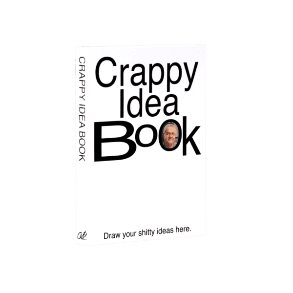 CRAPPY IDEA BOOK (with. book mark)