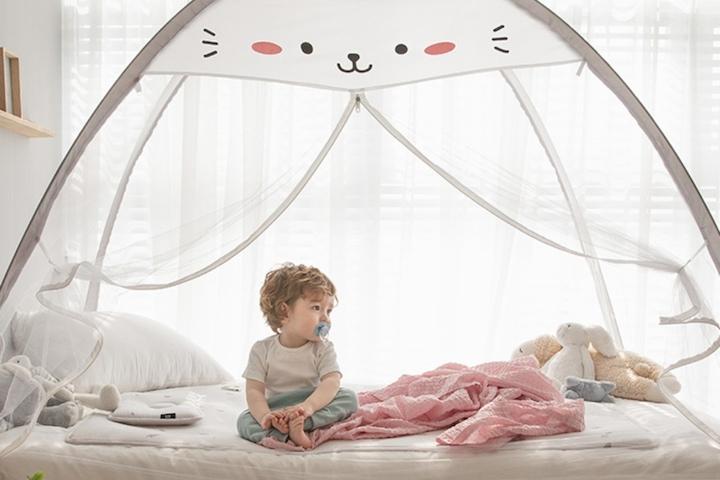 프리미엄 원터치모기장 냥이 3size