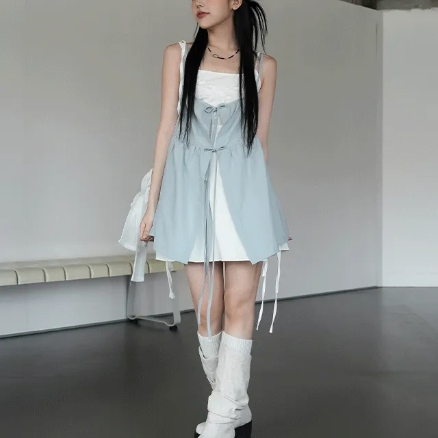 시나 리본 뷔스티에