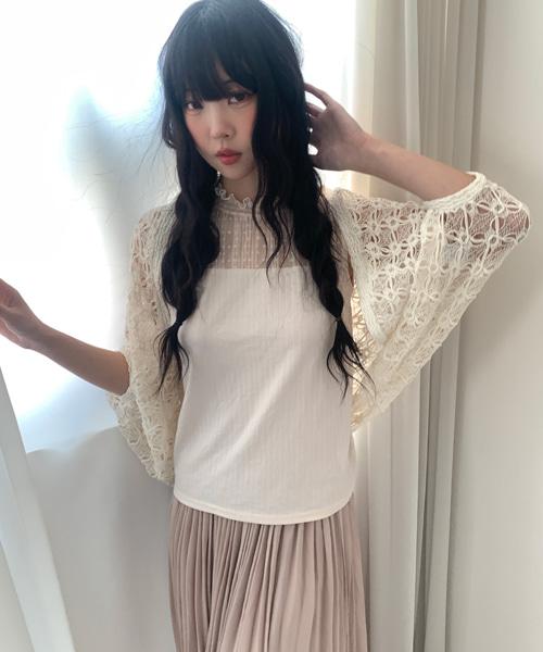 (Vintage)Vintage Punching Bolero Cardigan