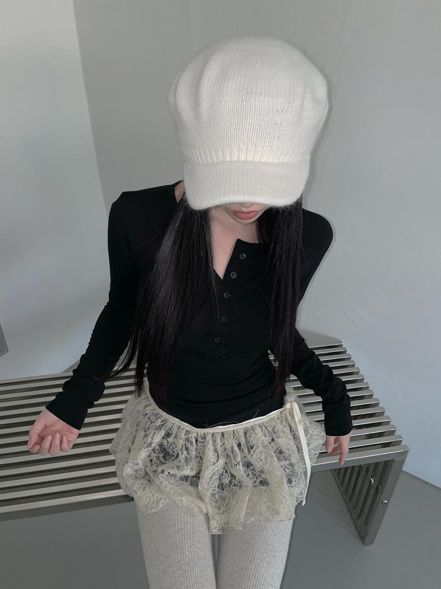 fine fur hat(3 color)