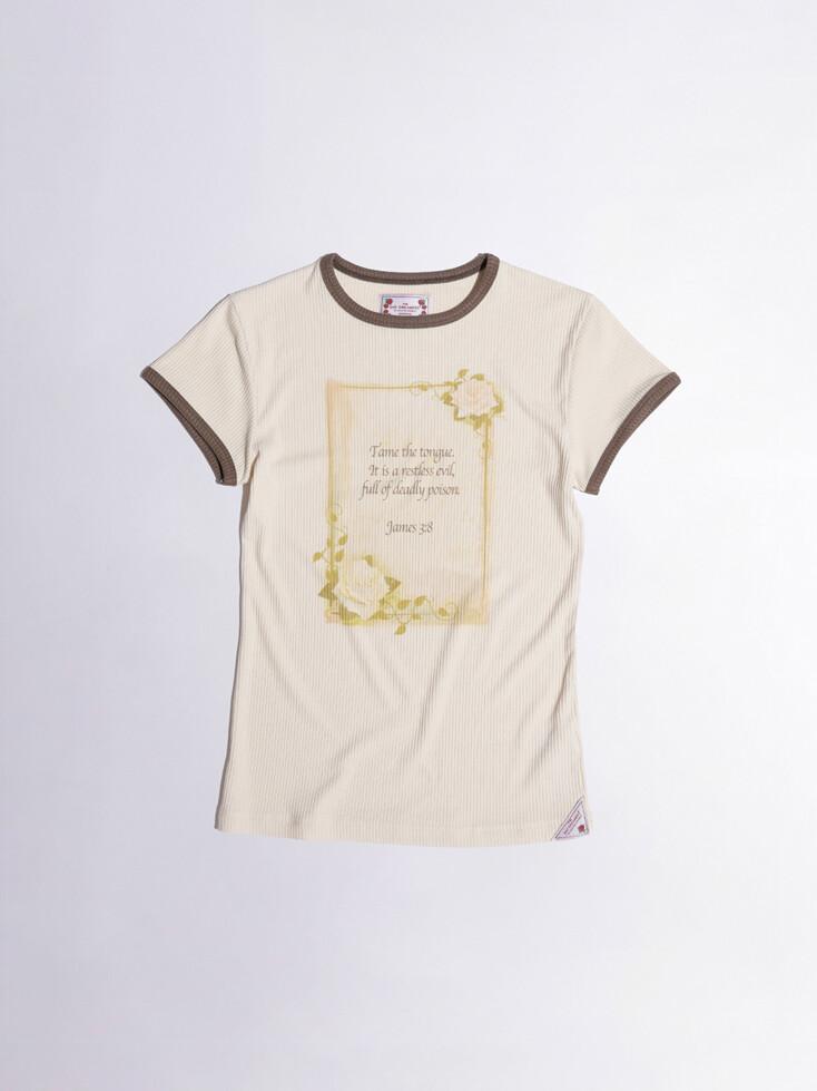 Rose Ringer Tee Raw