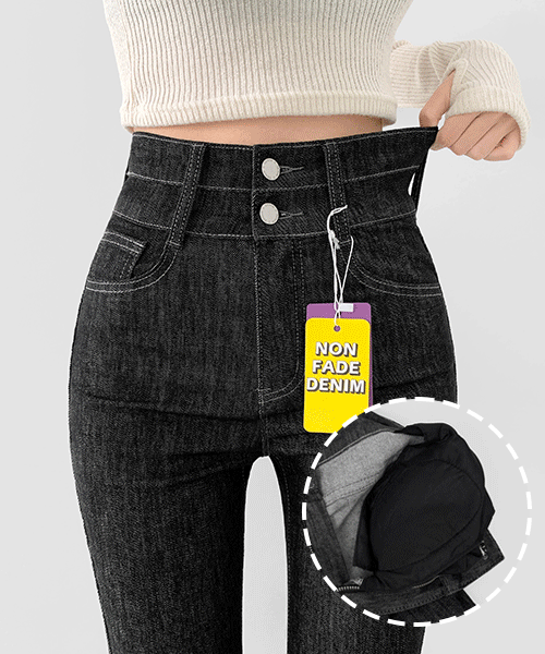 ~2XL[기장선택/"골반뽕\",물빠짐X]논페이드 2버튼 스판 골반뽕 생지 부츠컷 데님팬츠