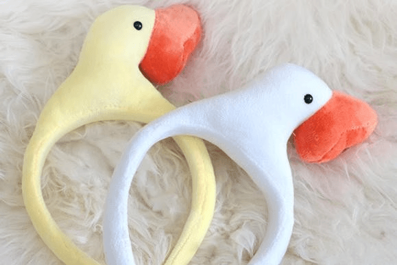 인형 인생네컷 귀여운 캐릭터 머리띠 7type-2. 옐로우오리