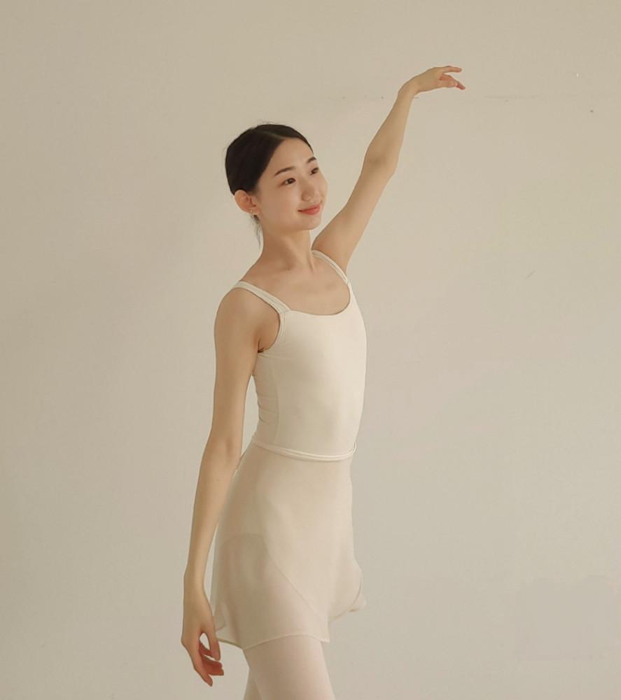 STABLE 캐미솔 레오타드 성인발레복(크림)