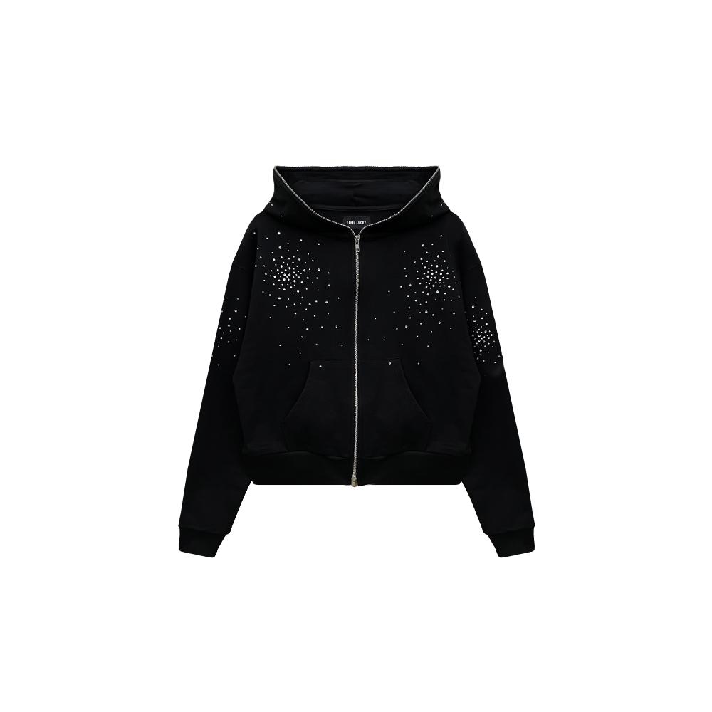 [IFEELUCKY : 아이필럭키] Bling Hood Zip-up