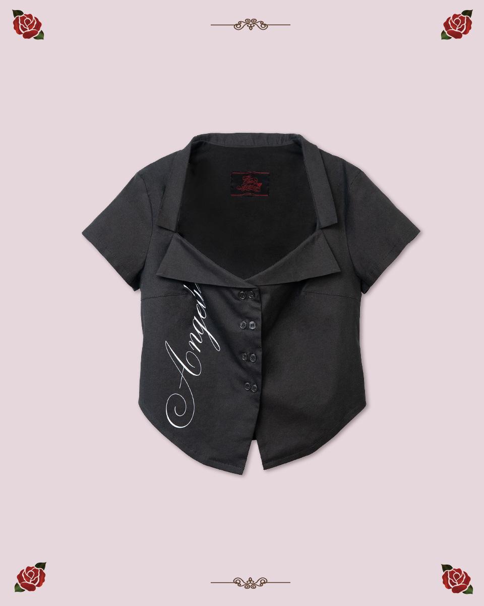 ANGELIC BOLERO SHIRTS [BLACK]