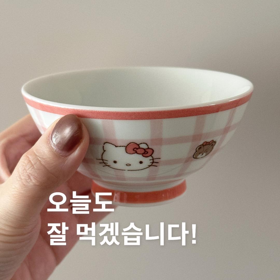 헬로키티 밥그릇
