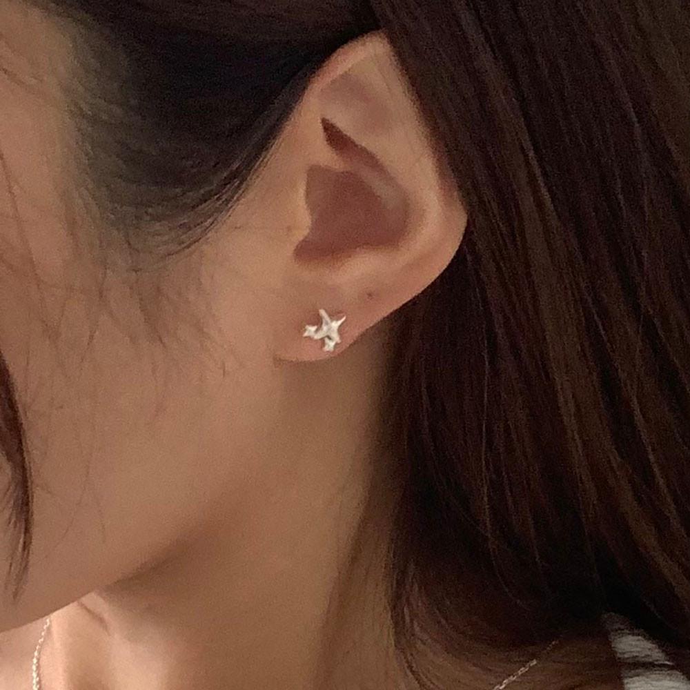실버 925 스파클 별빛 미니 별 은 귀걸이