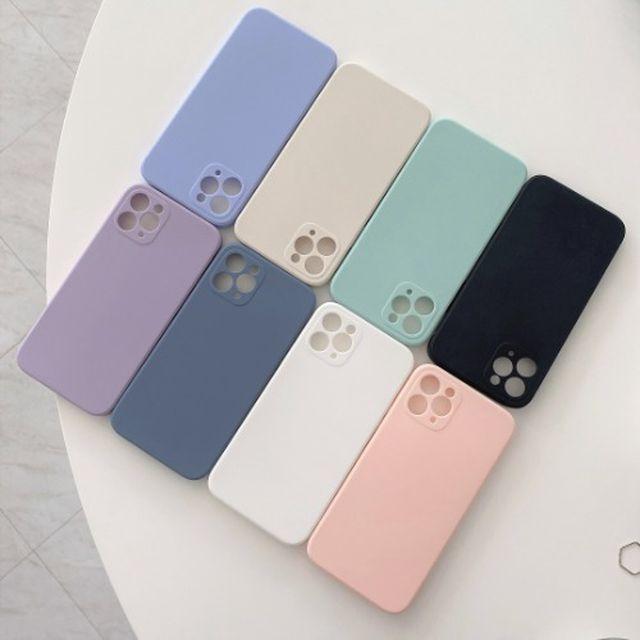 아이폰15 입고(1+1할인) 무지 카메라풀커버 케이스 아이폰se2 11 12 13 14프로 미니 투명 젤리 실리콘