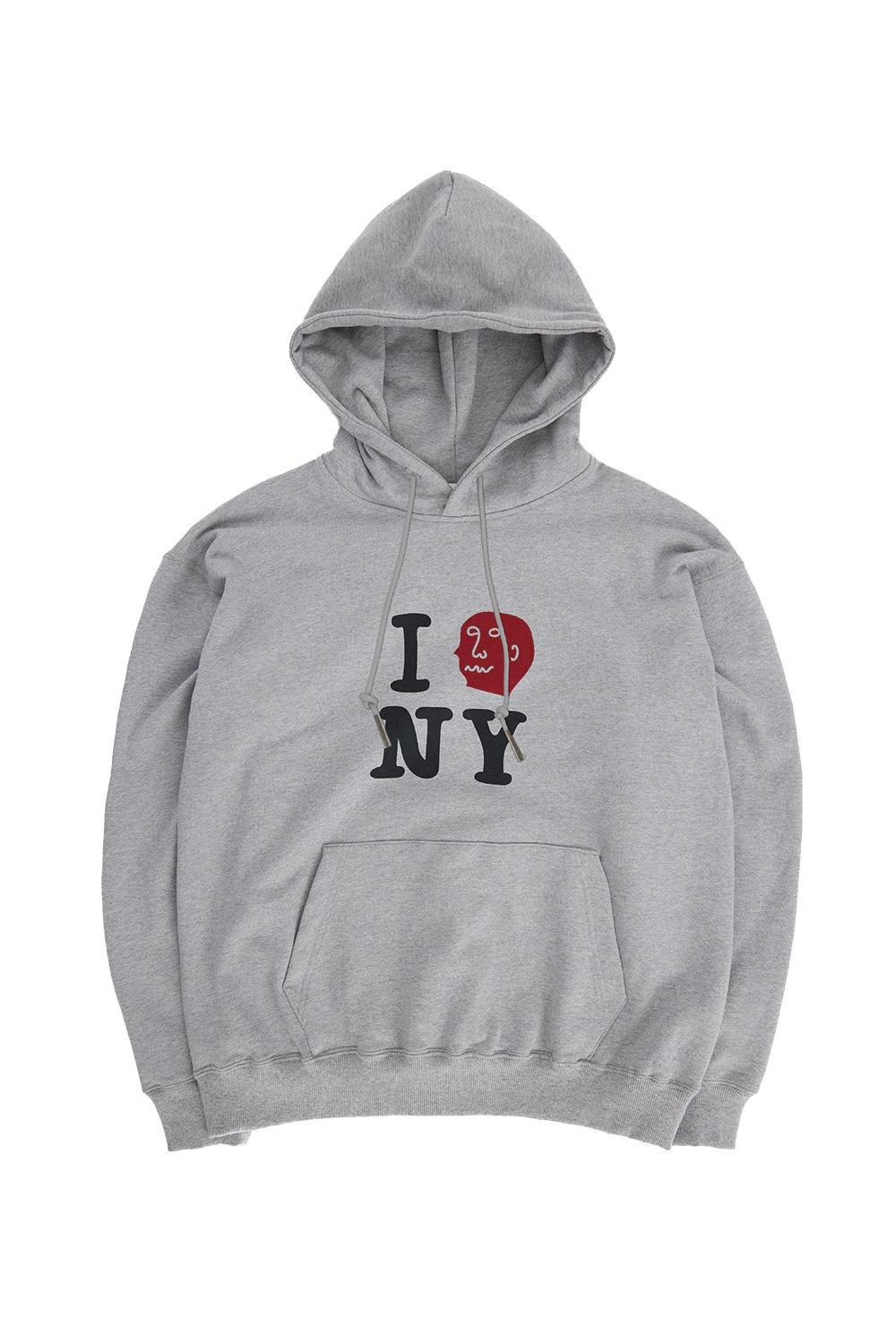 I Love Gallery Hoodie-Grey