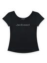 City Jewelry Scoop Tee [Black] 예약배송