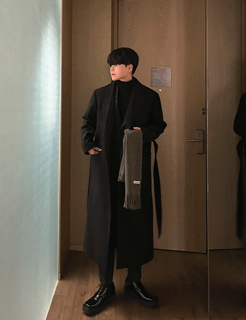 컨슬핏 맥시 로브 코트 (2 colors)