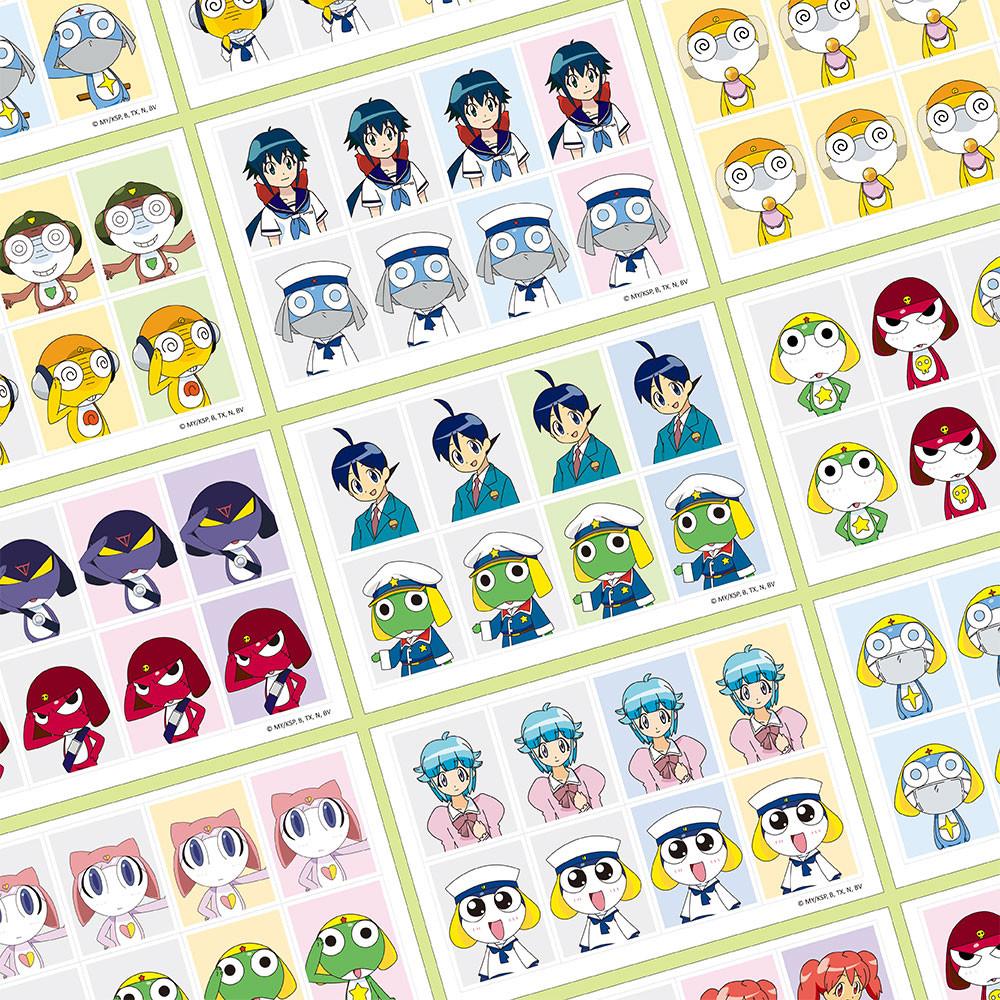 개구리중사 케로로 증명사진 스티커 -증사 학생증 포토스티커  다이어리 데코 고전문구 만화 캐릭터 스티커 정품스티커