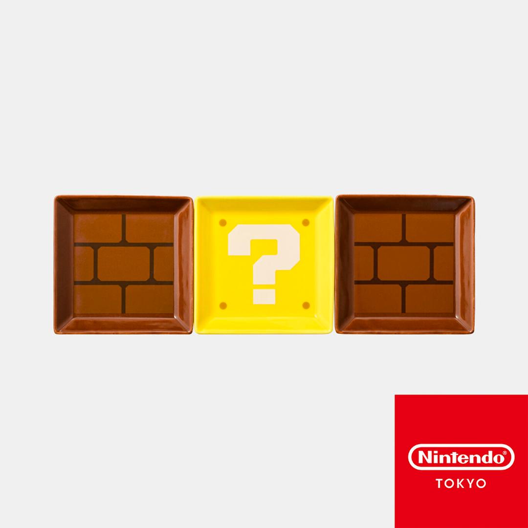 닌텐도 스토어 슈퍼 마리오 미니 플레이트 3개세트