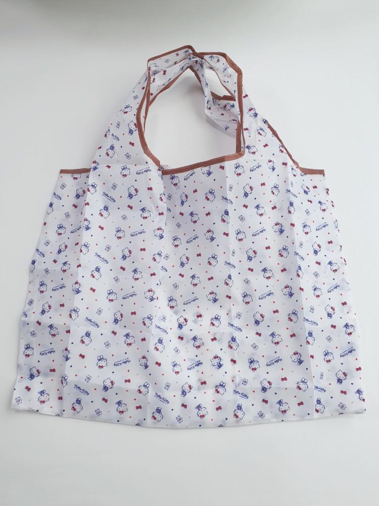 헬로키티 장바구니 흰색 접이식 캐릭터 장바구니