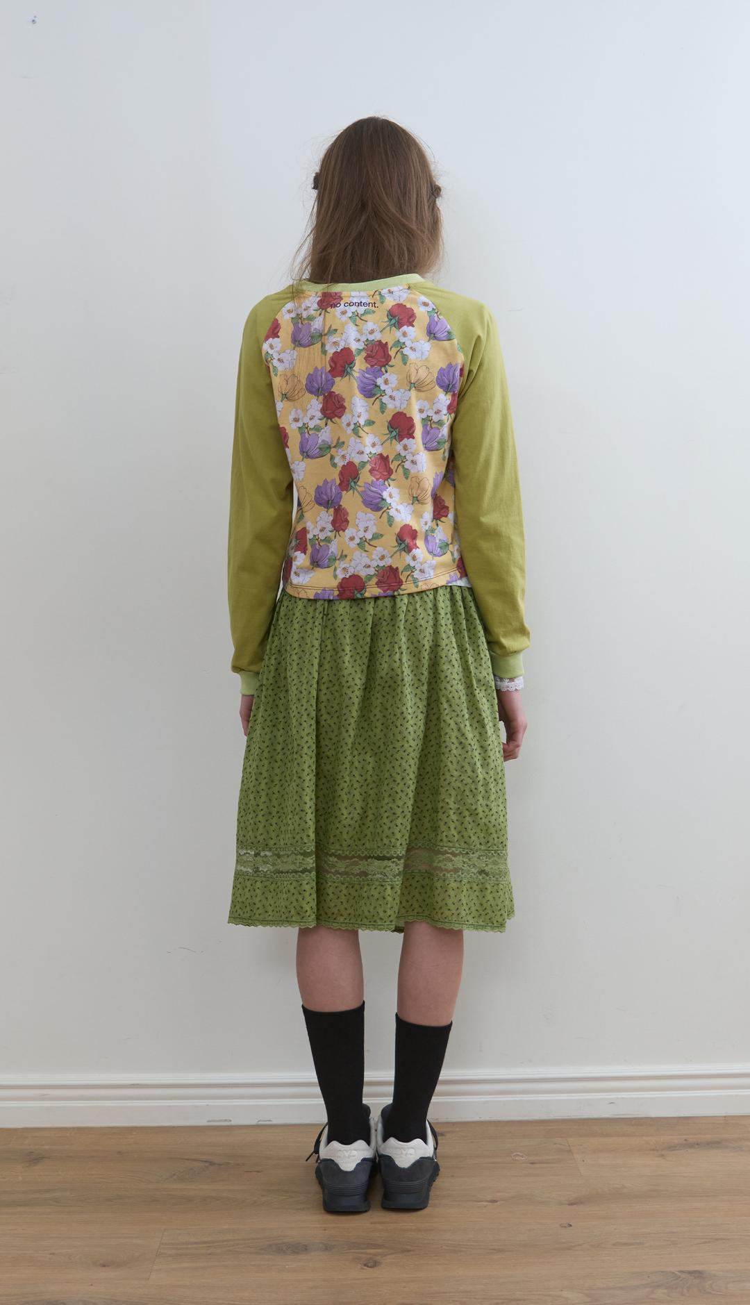 [03월 13일 예약발송] 326. Garden Midi SK _ Leaf Green