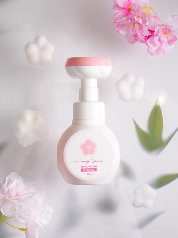 꽃 모양 버블 폼 핸드 워시 300 ml
