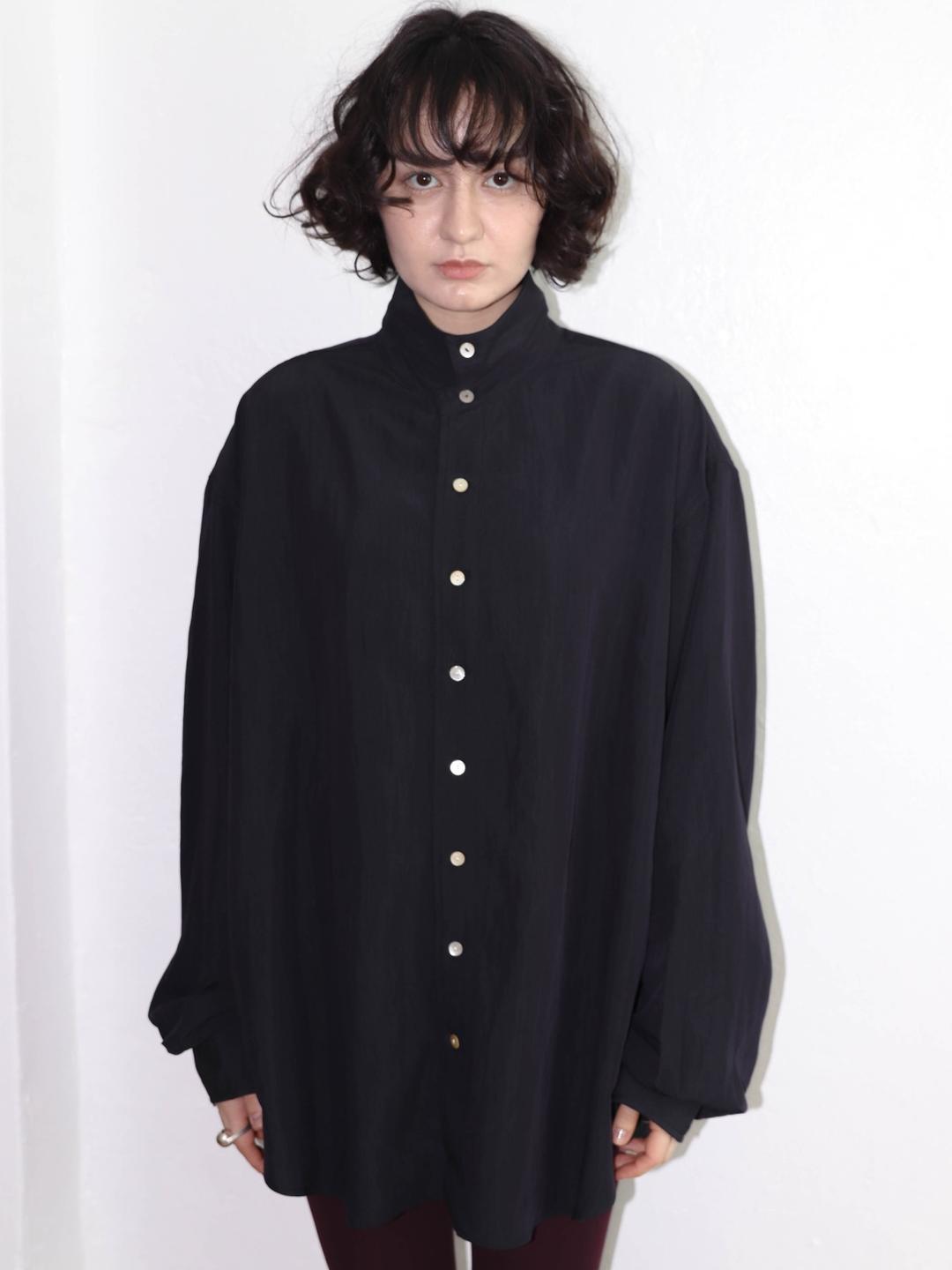 Nacre Button Shirt - Navy