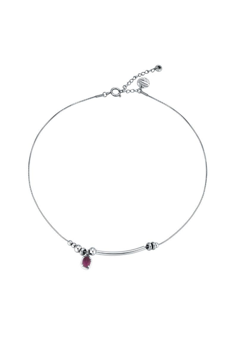 NO.334 [SILVER] SNAKE BALL NECKLACE [7월 초 입고예정]