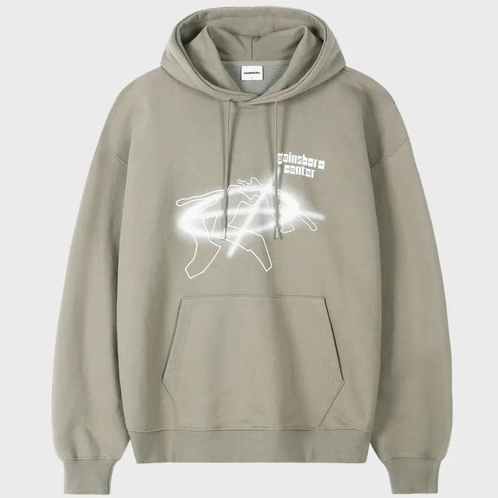 센터 후드티_다크그레이