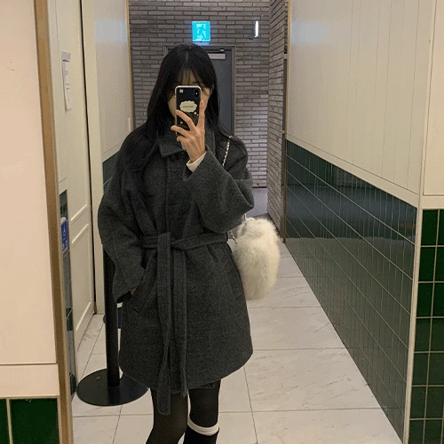 2way-하이넥 하프코트 (2온스 누빔)