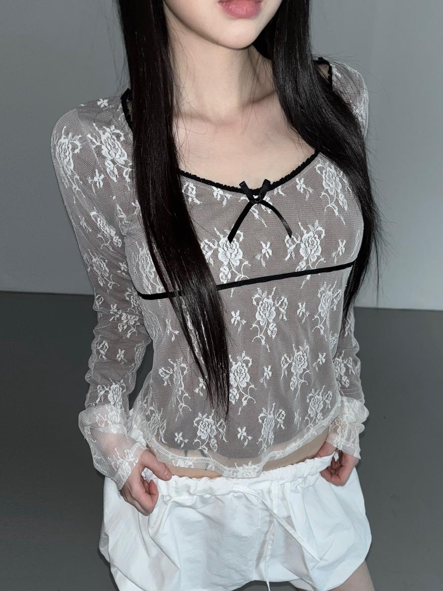 바로배송 french double layered top(3 color)