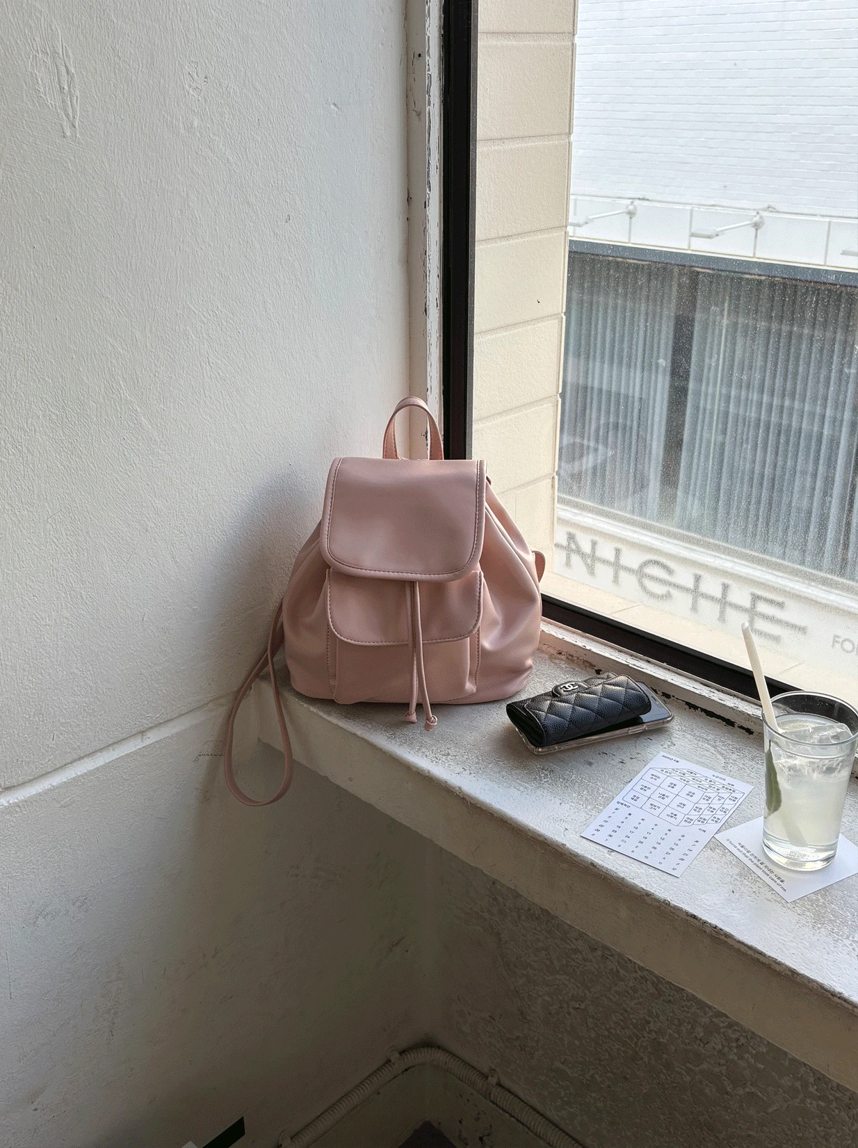 플럼퍼 레더 백팩