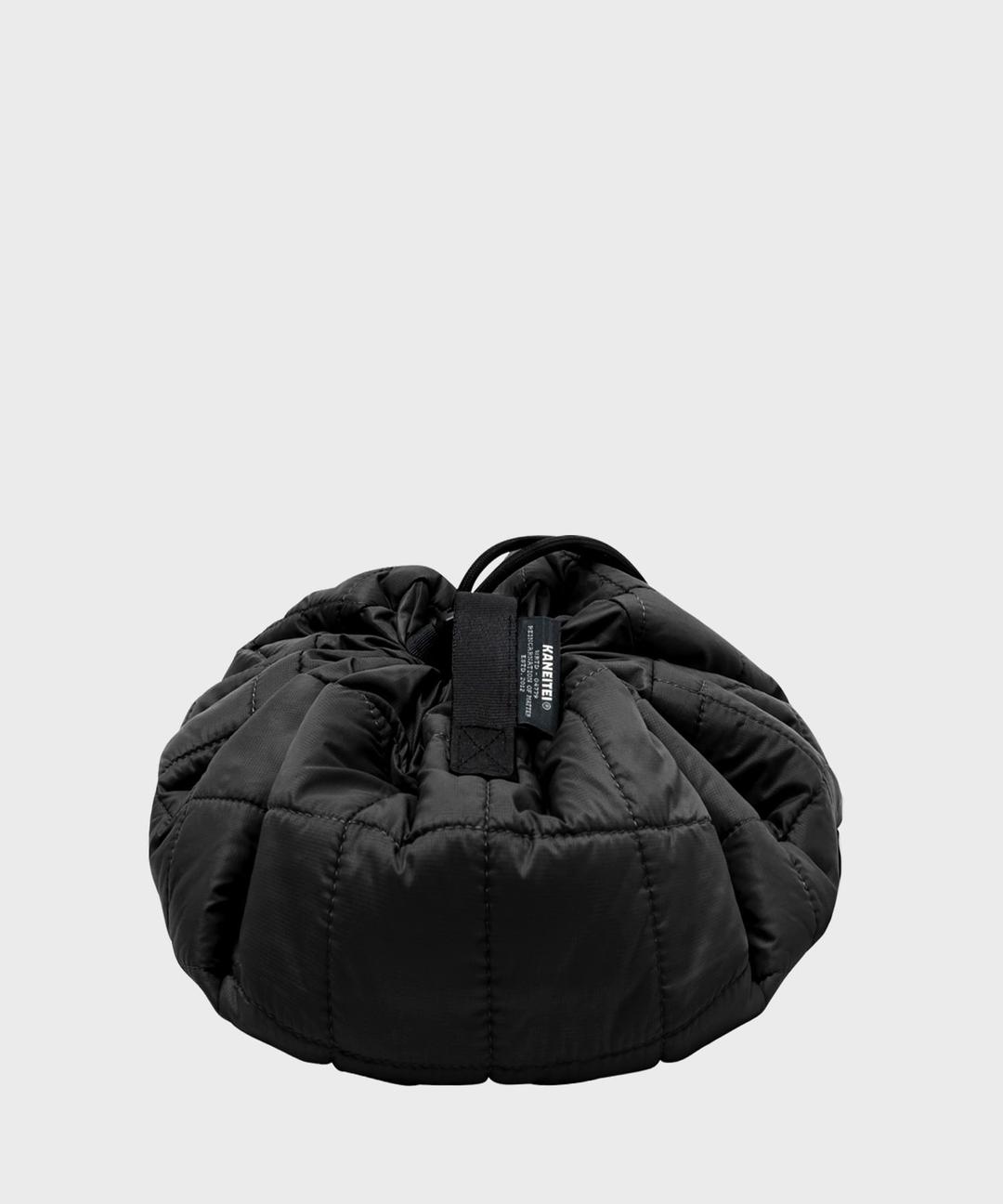 DUMPLING QUILTING STORAGE CROSS BAG (BLACK) / RECYCLED