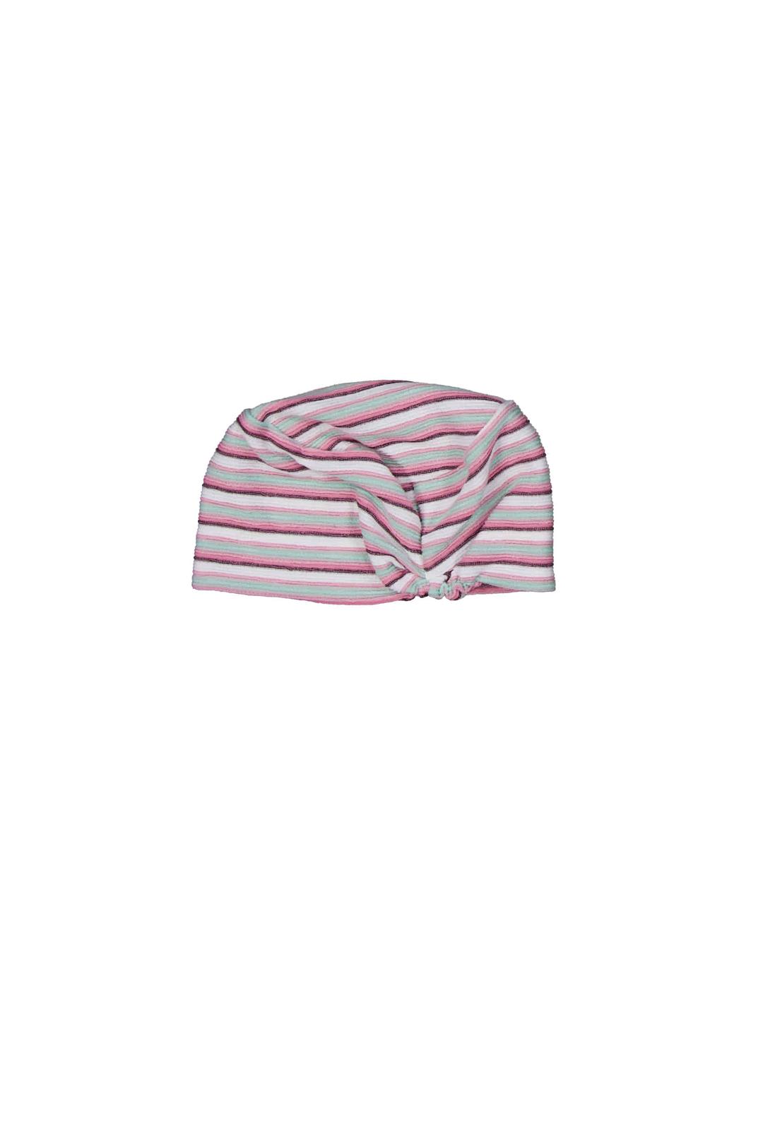 [2차입고완료]Stripe Band Beanie (pink/ivory)